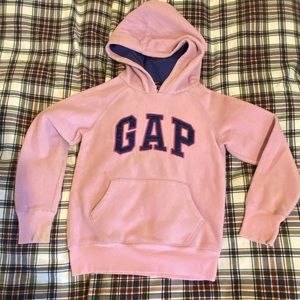 GAP kids logo purple hoodie sweater size 8